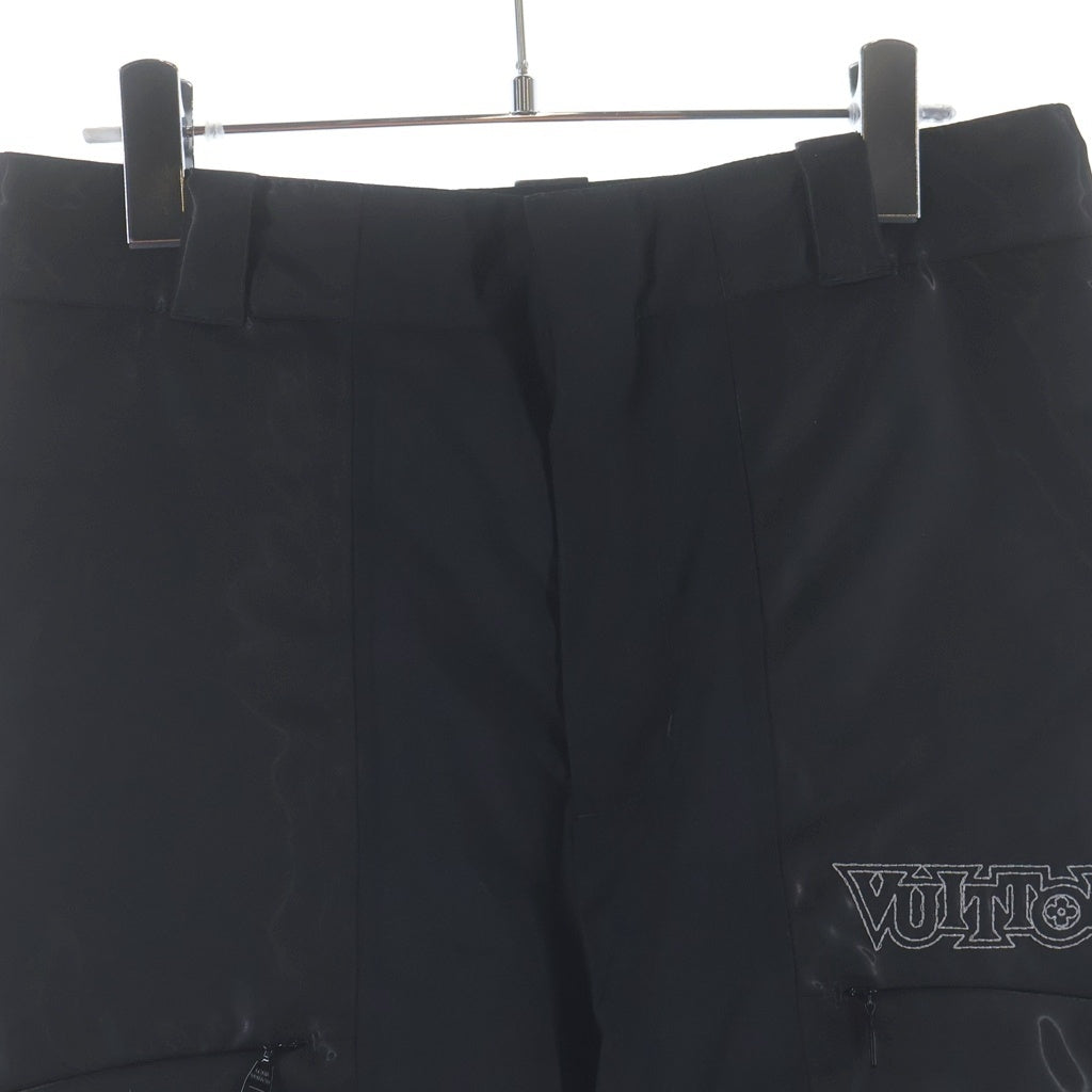LOUIS VUITTON(ルイヴィトン) 23SS DOWN SKI PANTS ロゴエンブロイダリー ダウン スキーパンツ ブラック RM231M RI9 HOP18W