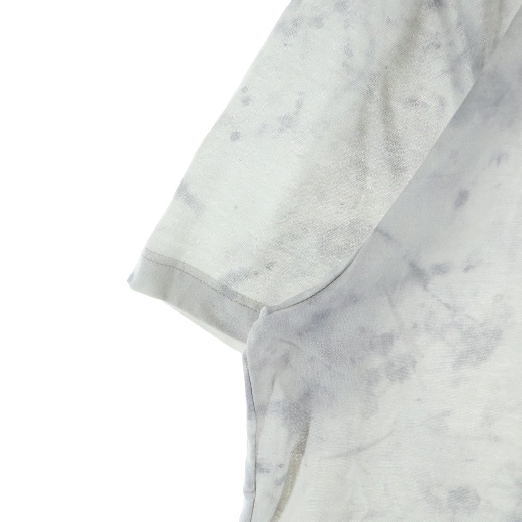 Berluti(ベルルッティ) タイダイ フロントロゴエンブロイダリー クルーネック半袖Tシャツ カットソー グレー