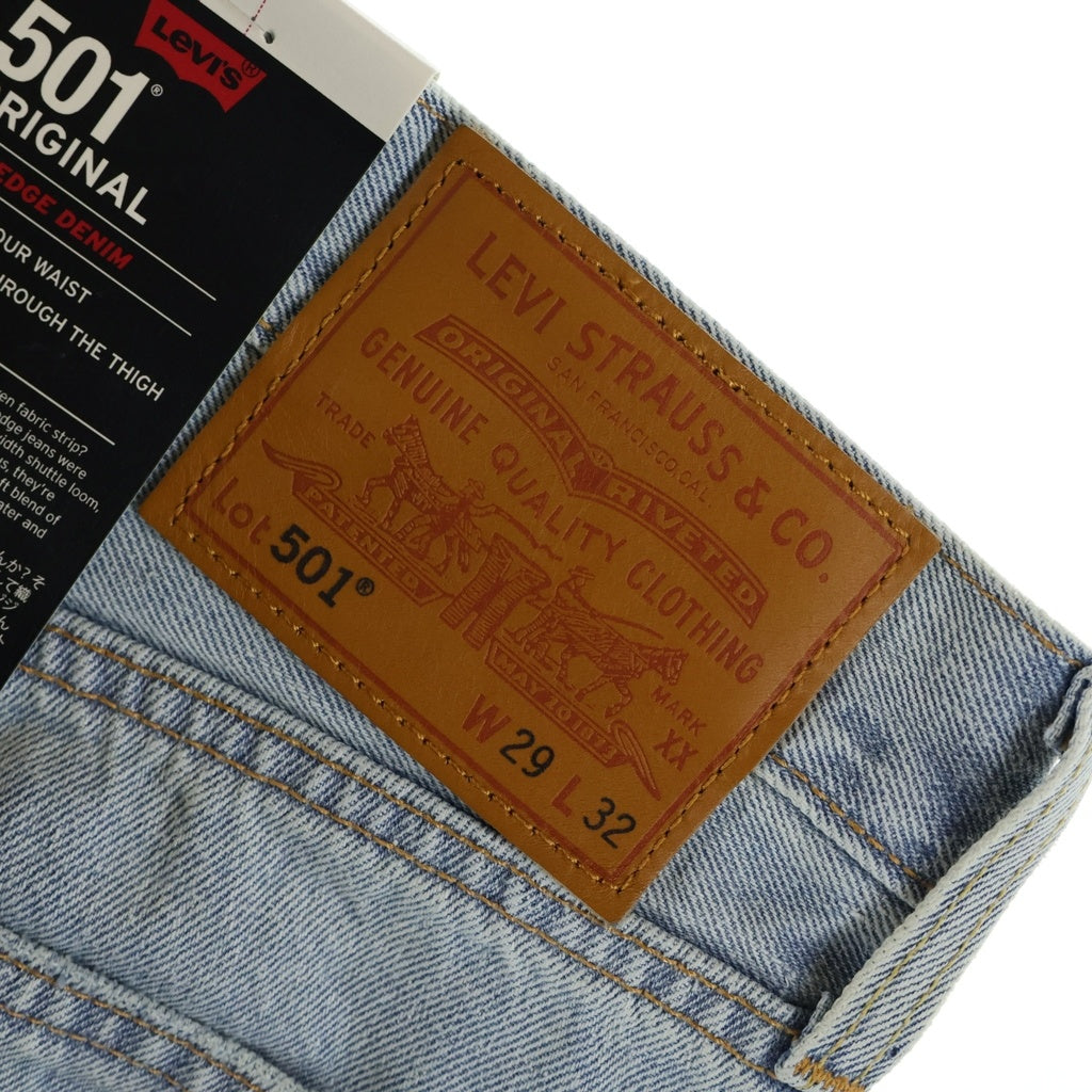 Levi's premium(リーバイスプレミアム) 00501-3398 ORIGINAL ボタンフライ ストレートデニムパンツ ライトインディゴ