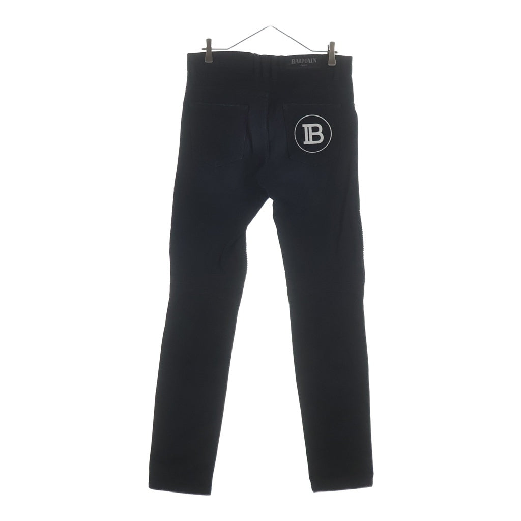 BALMAIN(バルマン) DENIM BIKER JEANS スリムフィット デニムバイカージーンズ デニムパンツ ブラック SH05392Z741