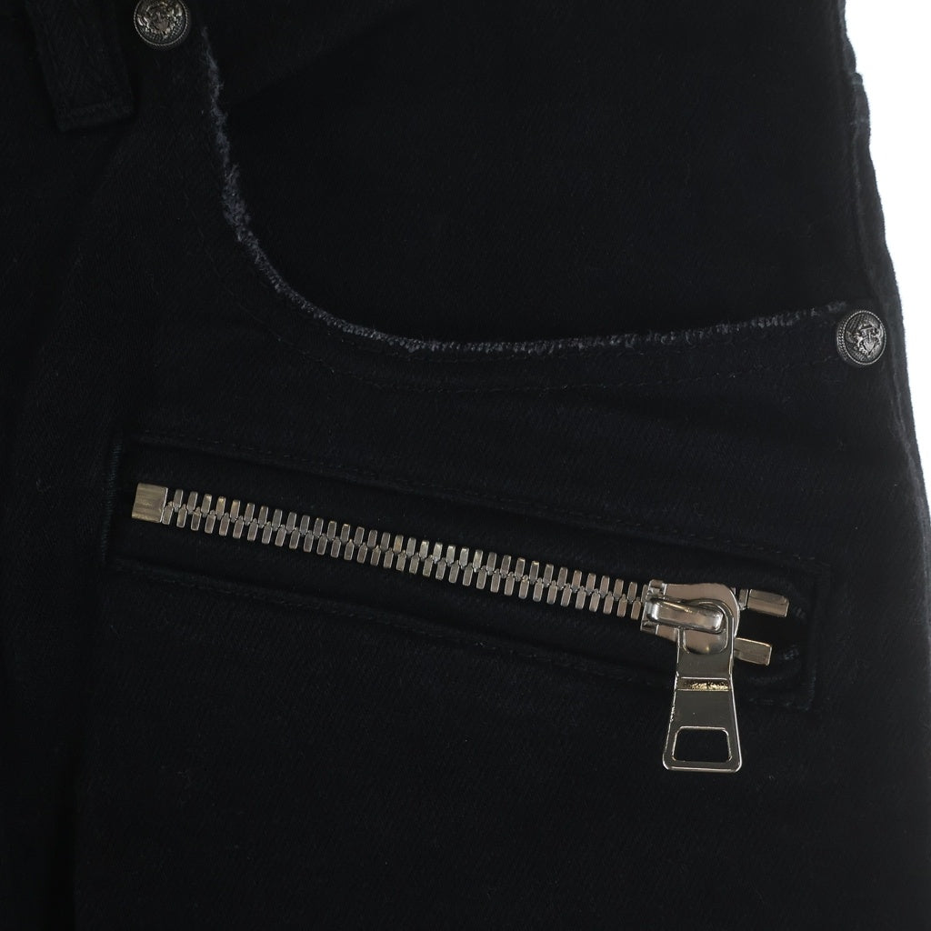 BALMAIN(バルマン) DENIM BIKER JEANS スリムフィット デニムバイカージーンズ デニムパンツ ブラック SH05392Z741
