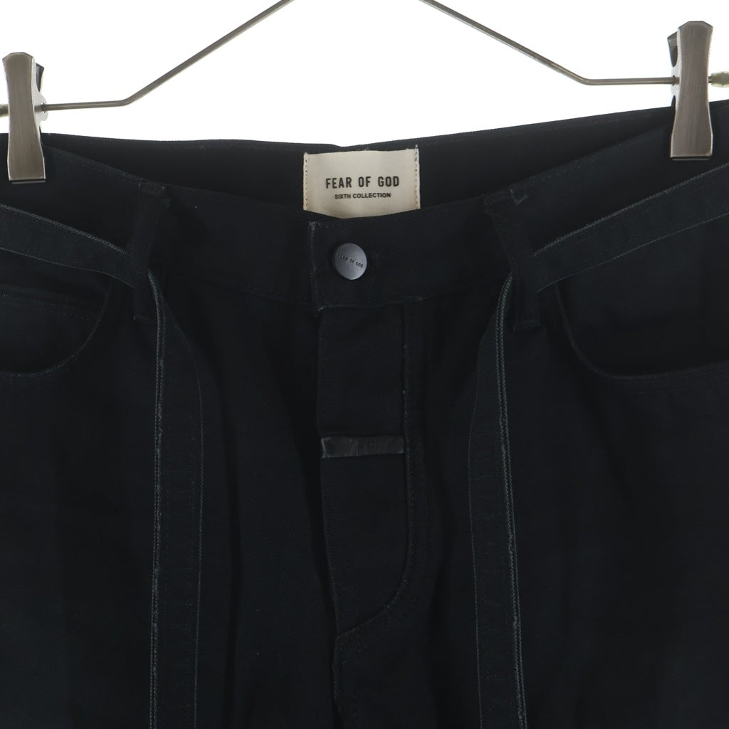 FEAR OF GOD ESSENTIALS(フィアオブゴッド エッセンシャルズ) SIXTH COLLECTION RELAXED DENIM JEAN シックスコレクション リラックスデニムジーンズ パンツ ブラック