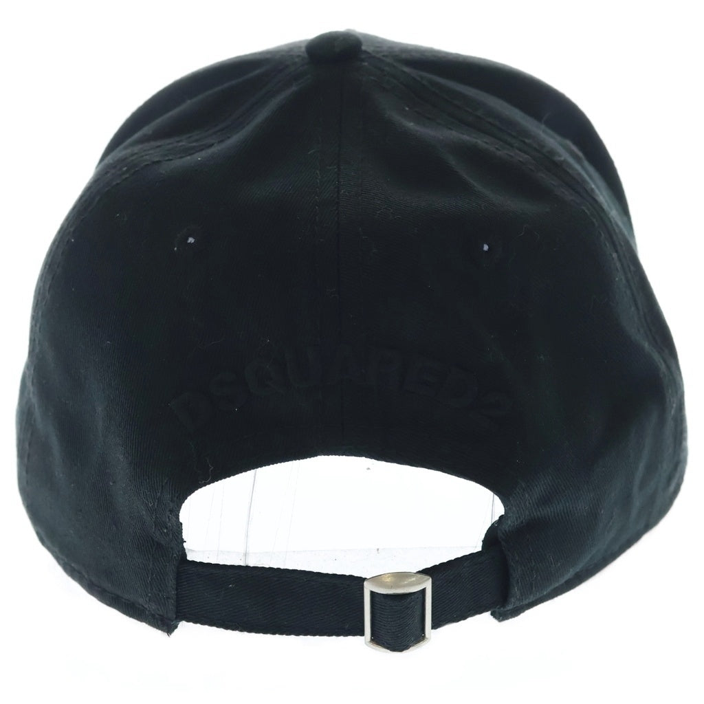 DSQUARED2(ディースクエアード) MERT&MARCUS 1944 BASEBALL CAP マートアンドマーカス ベースボールキャップ 帽子 ブラック