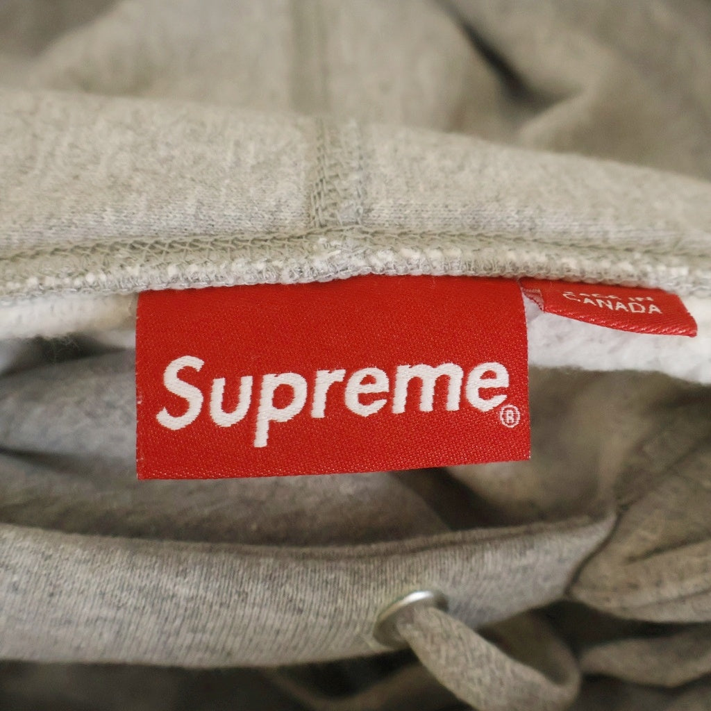 SUPREME(シュプリーム) 21SS ×KAWS Chalk Logo Hooded Sweatshirt カウズ チョーク ロゴ プルオーバースウェットパーカー フーディー グレー