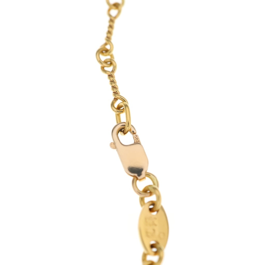 CHROME HEARTS(クロムハーツ) 22K NECKCHAIN T20 ツイストチェーンネックレス 20inch ゴールド BCA015