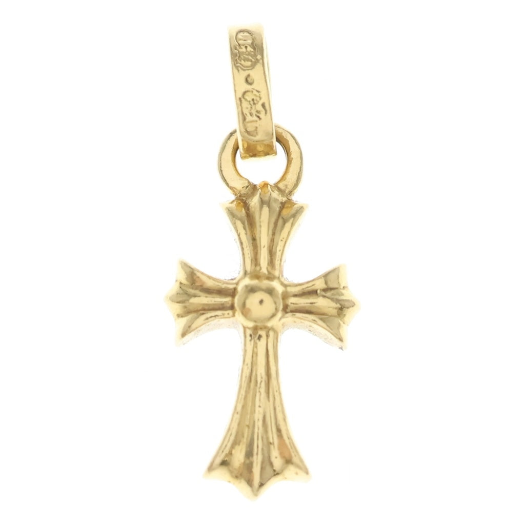 CHROME HEARTS(クロムハーツ) 22K CRS BBYFAT P/DIA ベイビーファットクロス PAVEダイヤ ペンダントトップ ゴールド BCA035