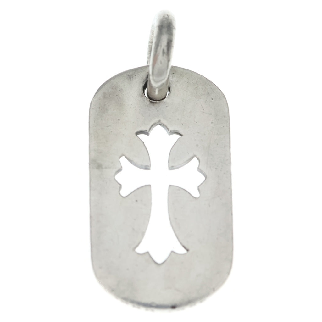 CHROME HEARTS(クロムハーツ) D TAG SML CO CRS カットアウトクロスドッグタグ スモール ペンダントトップ シルバー BCA242