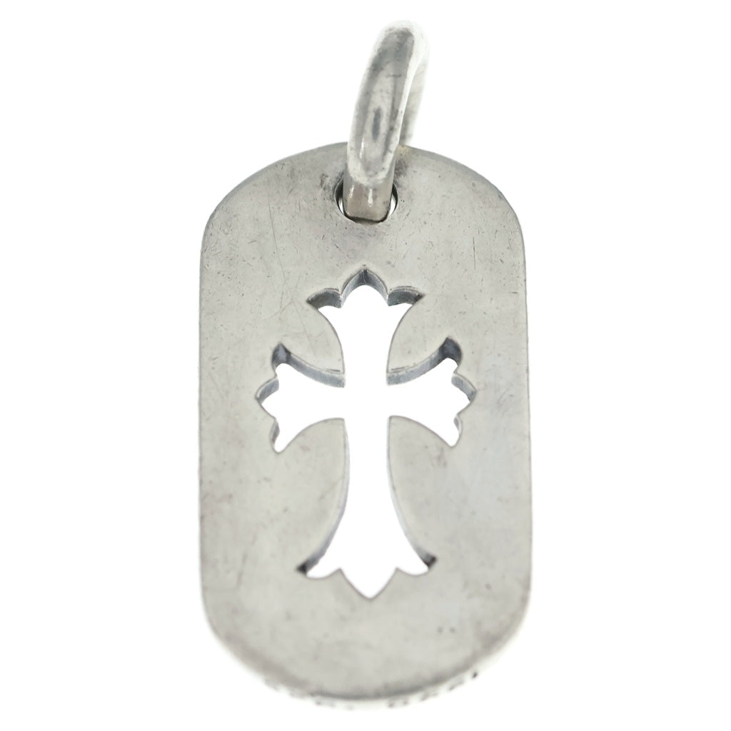 CHROME HEARTS(クロムハーツ) D TAG SML CO CRS カットアウトクロスドッグタグ スモール ペンダントトップ シルバー BCA242