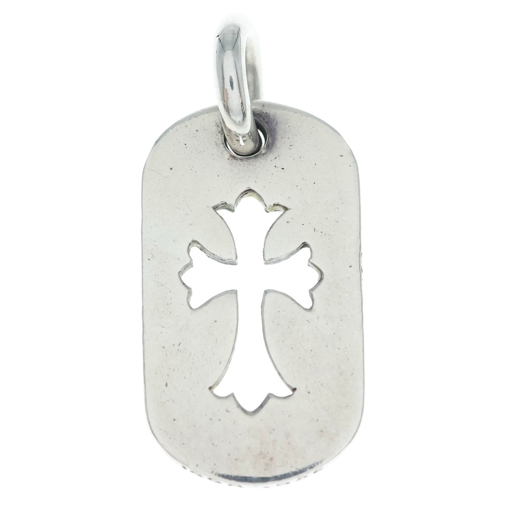 CHROME HEARTS(クロムハーツ) D TAG SML CO CRS カットアウトクロスドッグタグ スモール ペンダントトップ シルバー BCA242