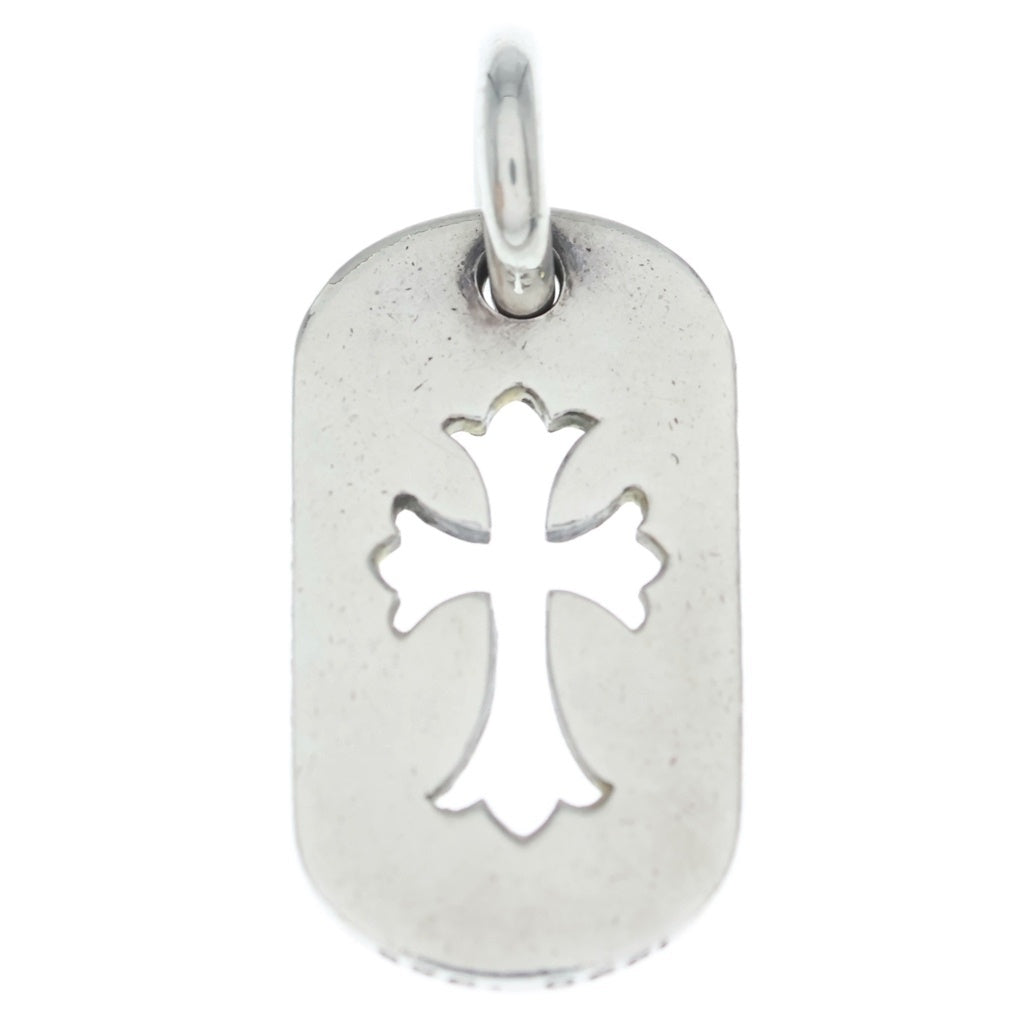 CHROME HEARTS(クロムハーツ) D TAG SML CO CRS カットアウトクロスドッグタグ スモール ペンダントトップ シルバー BCA242
