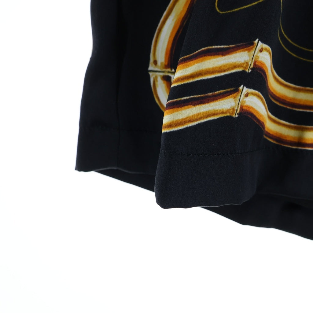 CASABLANCA(カサブランカ) SILK SATIN VISCOSE SHORTS シルクサテン クラブ ビスコースショーツ マルチカラー MS22-TR-012