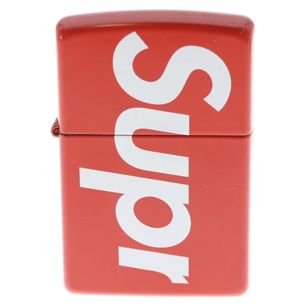 SUPREME(シュプリーム) 18SS Logo Zippo Red ロゴデザイン ジッポ 