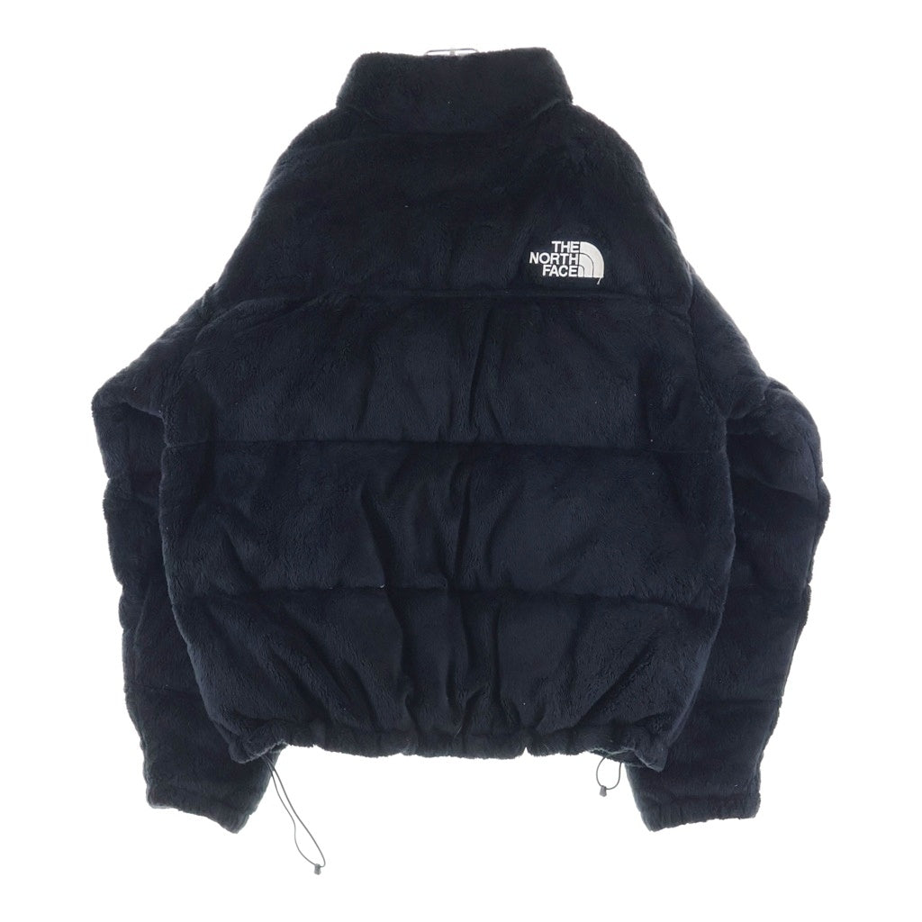 THE NORTH FACE(ザノースフェイス) VERSA VELOUR NUPTSE JACKET バーサ ベロア フロントロゴ ヌプシ ジップアップ ダウンジャケット ブラック NF0A84F7