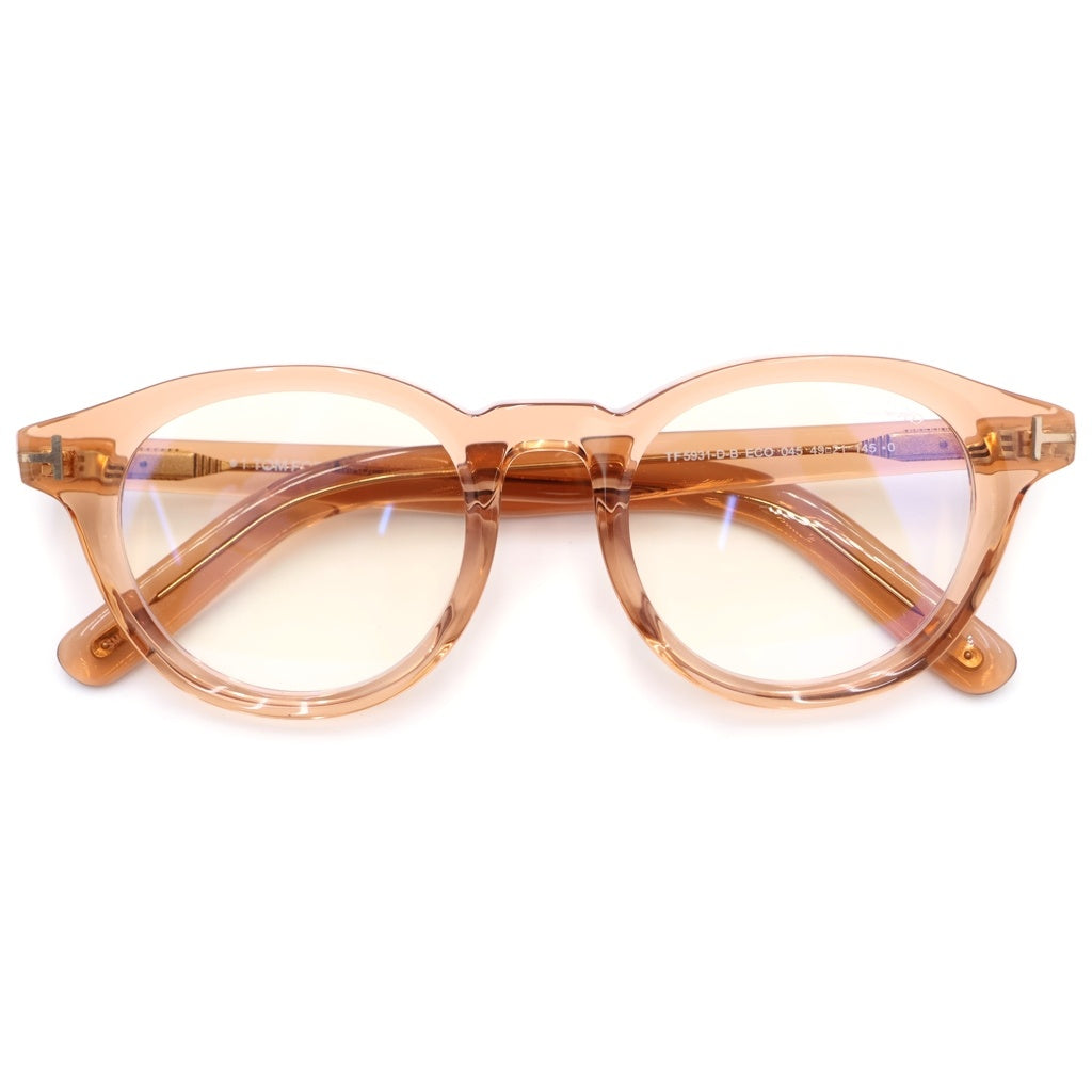 TOM FORD(トムフォード) TF5931-D-B アジアンフィット ウェリントンフレーム クリア サングラス メガネ ピンク