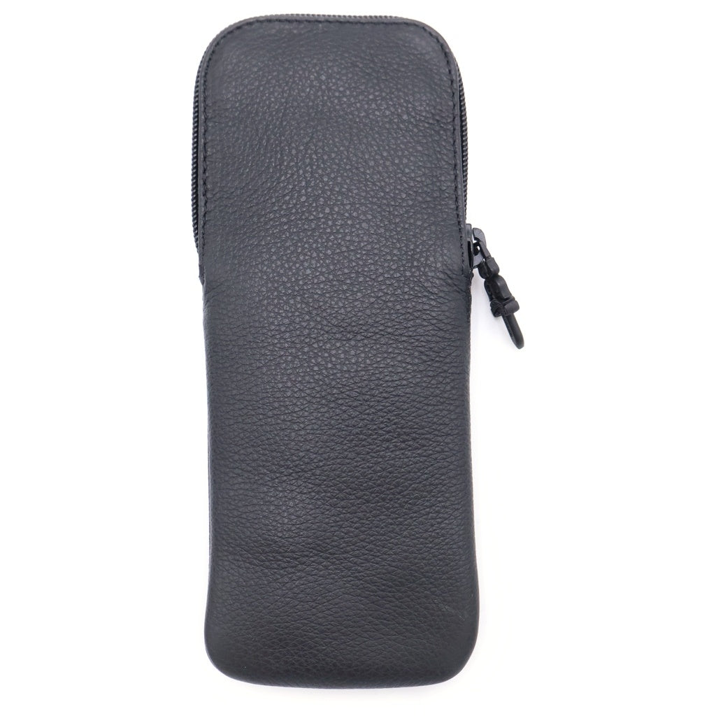 CHROME HEARTS(クロムハーツ) CASE レザー ダガージップ アイウェア メガネケース ブラック