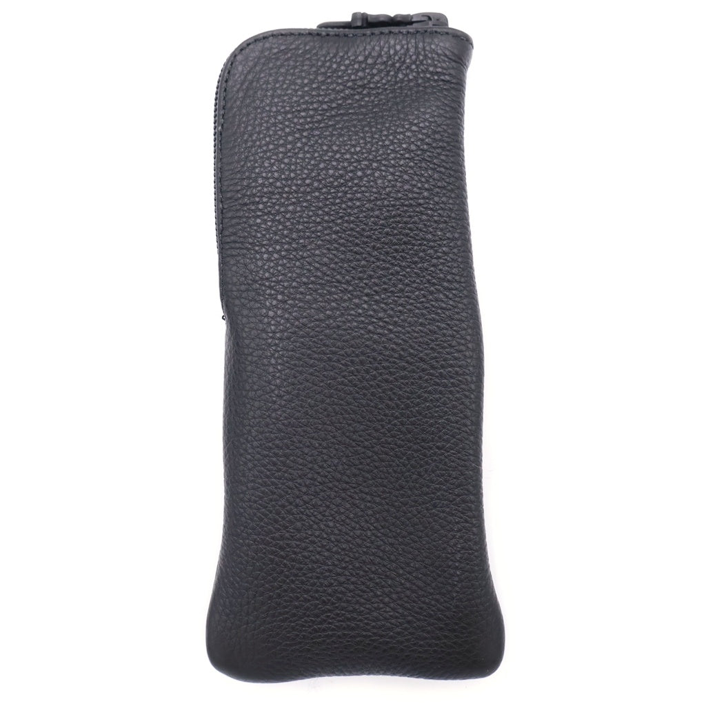 CHROME HEARTS(クロムハーツ) CASE レザー ダガージップ アイウェア メガネケース ブラック