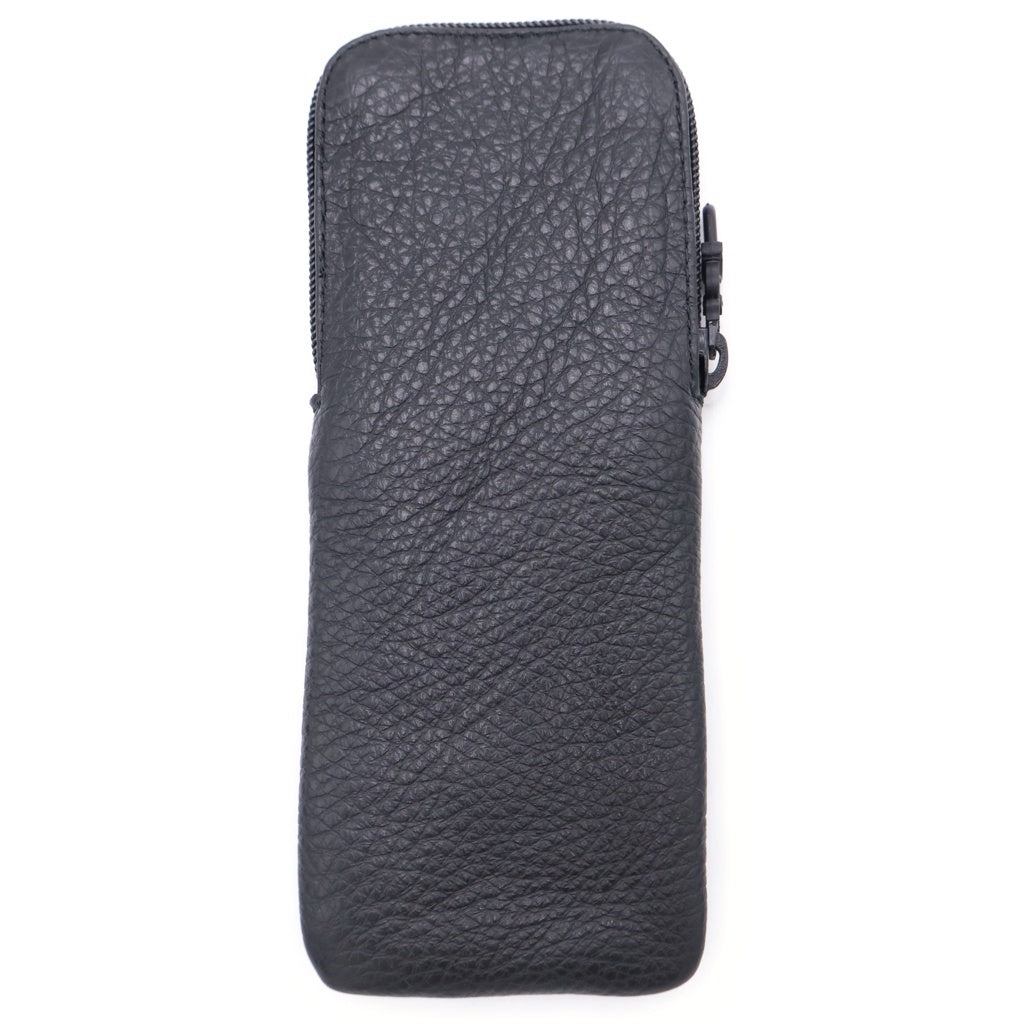 CHROME HEARTS(クロムハーツ) CASE レザー ダガージップ アイウェア メガネケース ブラック
