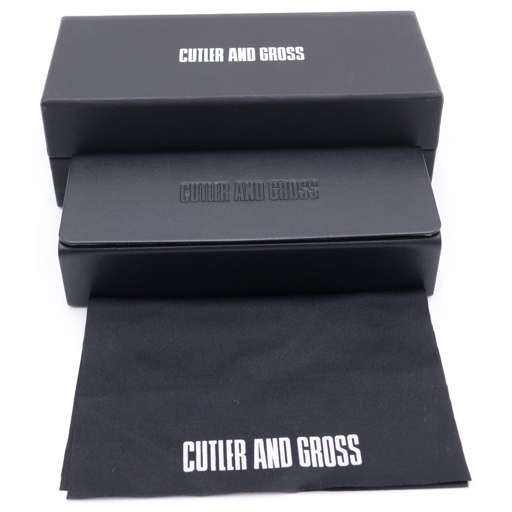 CUTLER AND GROSS(カトラーアンドグロス) 1275 ウェリントンフレーム クリア サングラス メガネ グリーン