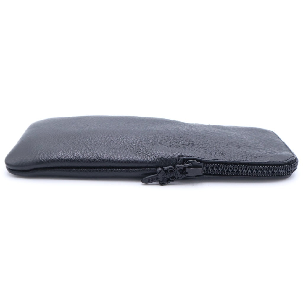 CHROME HEARTS(クロムハーツ) CASE レザー ダガージップ アイウェア メガネケース ブラック