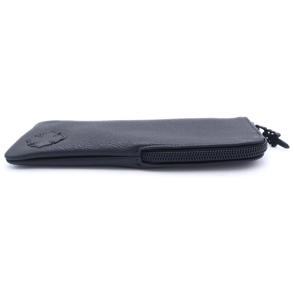 CHROME HEARTS(クロムハーツ) CASE レザー ダガージップ アイウェア メガネケース ブラック
