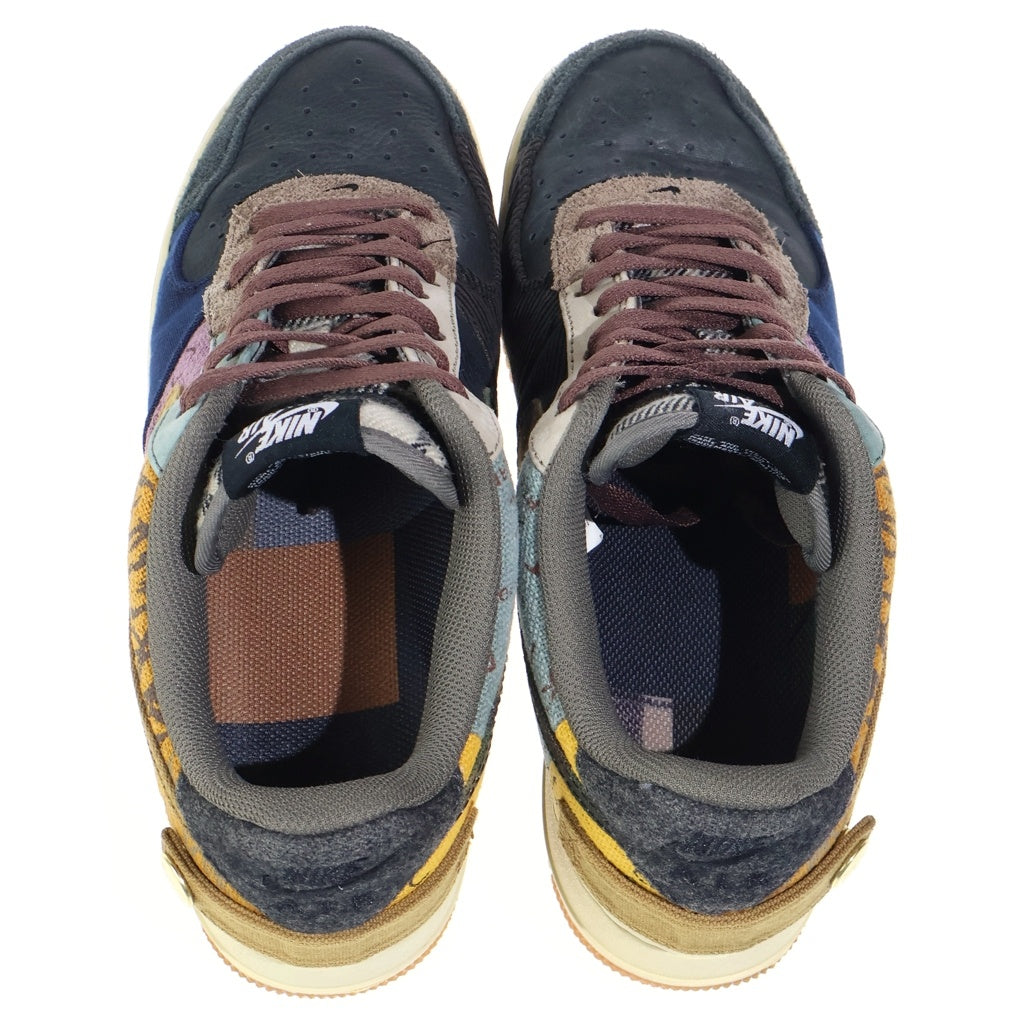 NIKE(ナイキ) ×TRAVIS SCOTT AIR FORCE 1 LOW CACTUS JACK MULTI COLOR トラヴィススコット エアフォース1 カクタス ジャック ローカットスニーカー US9.5/27.5cm CN2405-900