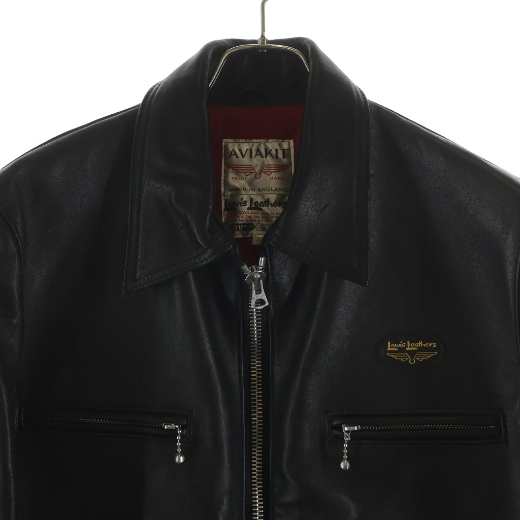 Lewis Leathers(ルイスレザー) 551 DOMINATOR SHEEP SKIN ドミネーター シープスキン タイトフィット シングル ライダースジャケット ブラック