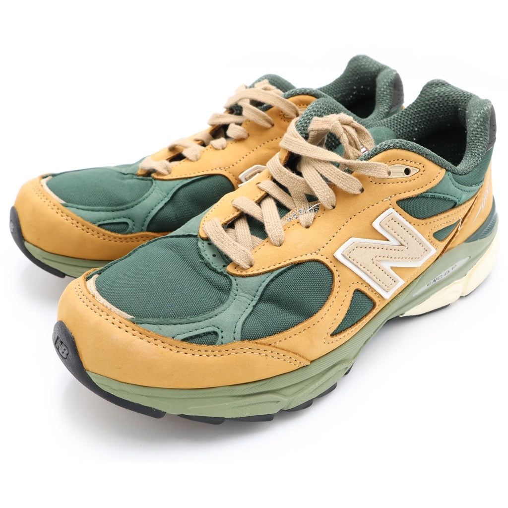 New Balance(ニューバランス) M990WG3 990V3 MADE IN USA メイド イン ユーエスエー ローカットスニーカー ブラウン/グリーン US9.5/27.5cm
