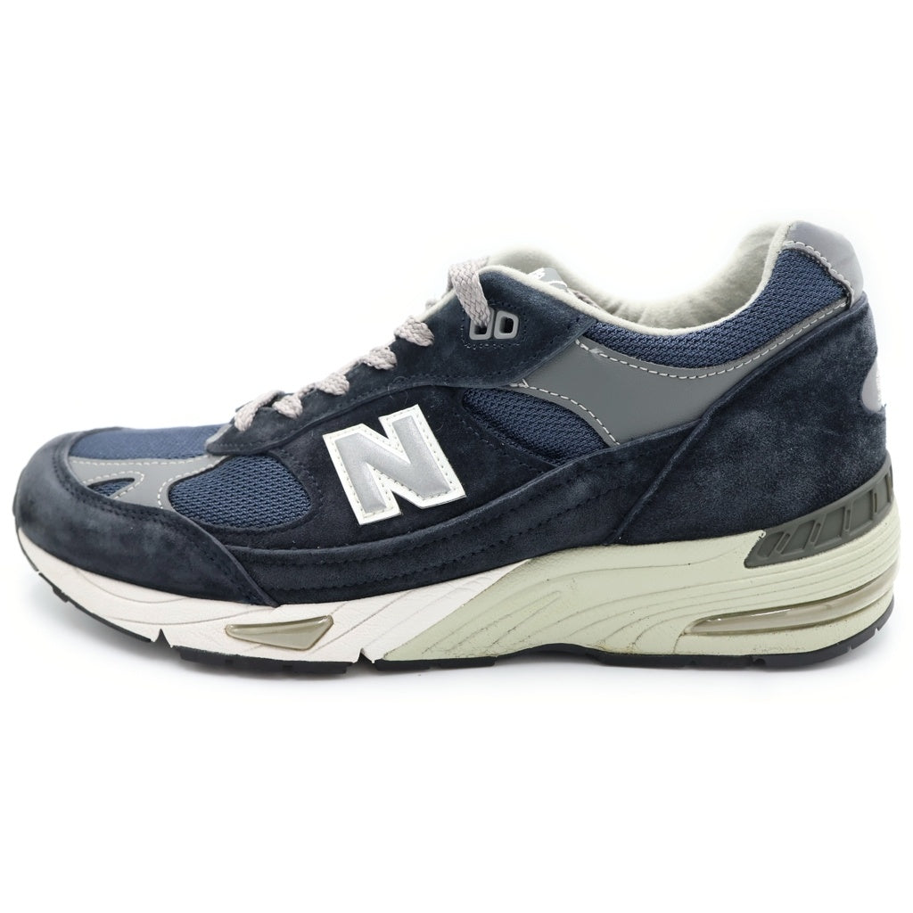 New Balance(ニューバランス) M991NV メッシュ スウェードレザー ローカットスニーカー ネイビー US9.5