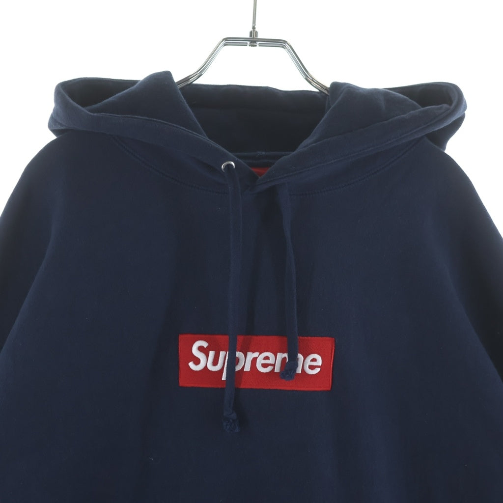 SUPREME(シュプリーム) 24AW Box Logo Hooded Sweatshirt ボックスロゴ スウェットフーディプルオーバーパーカー ネイビー