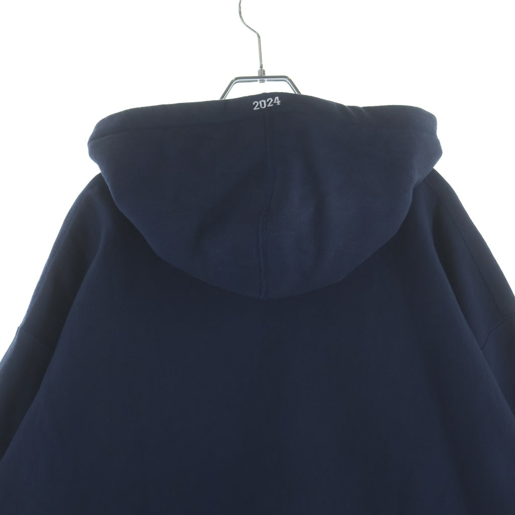 SUPREME(シュプリーム) 24AW Box Logo Hooded Sweatshirt ボックスロゴ スウェットフーディプルオーバーパーカー ネイビー