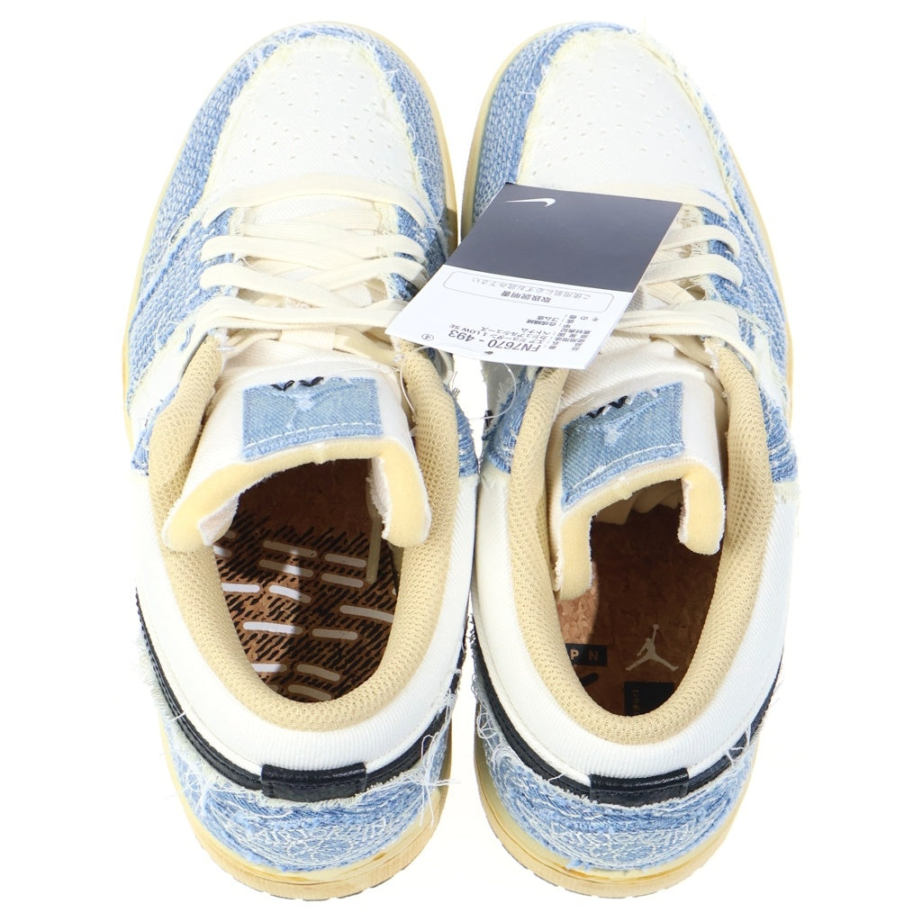 NIKE(ナイキ) IR JORDAN 1 LOW SE World Make Japan エア ジョーダン 1 ロー ワールド メイク ジャパン ローカットスニーカー ホワイト/ブルー US8.5/26.5cm FN7670-493