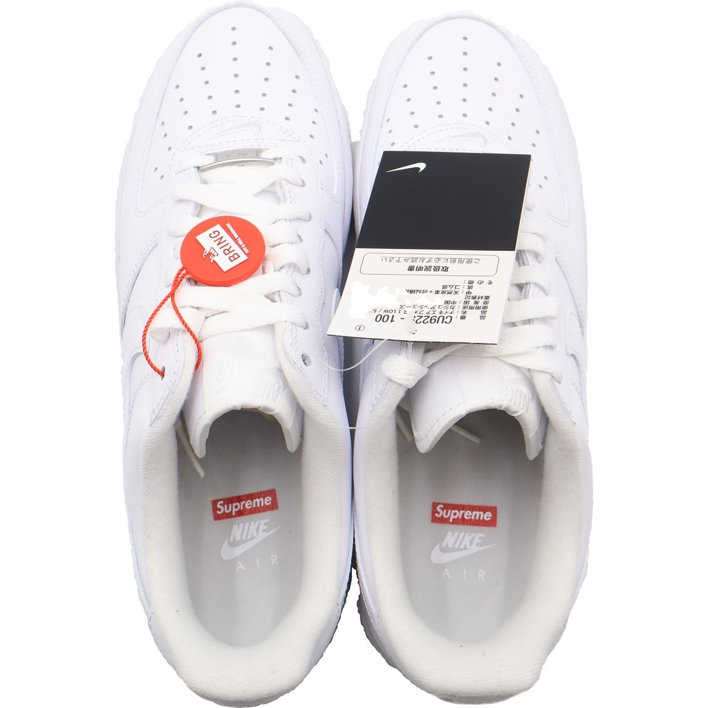NIKE(ナイキ) ×SUPREME AIR FORCE 1 LOW シュプリーム エアフォース ローカットスニーカー ホワイト US9/27cm CU9225-100