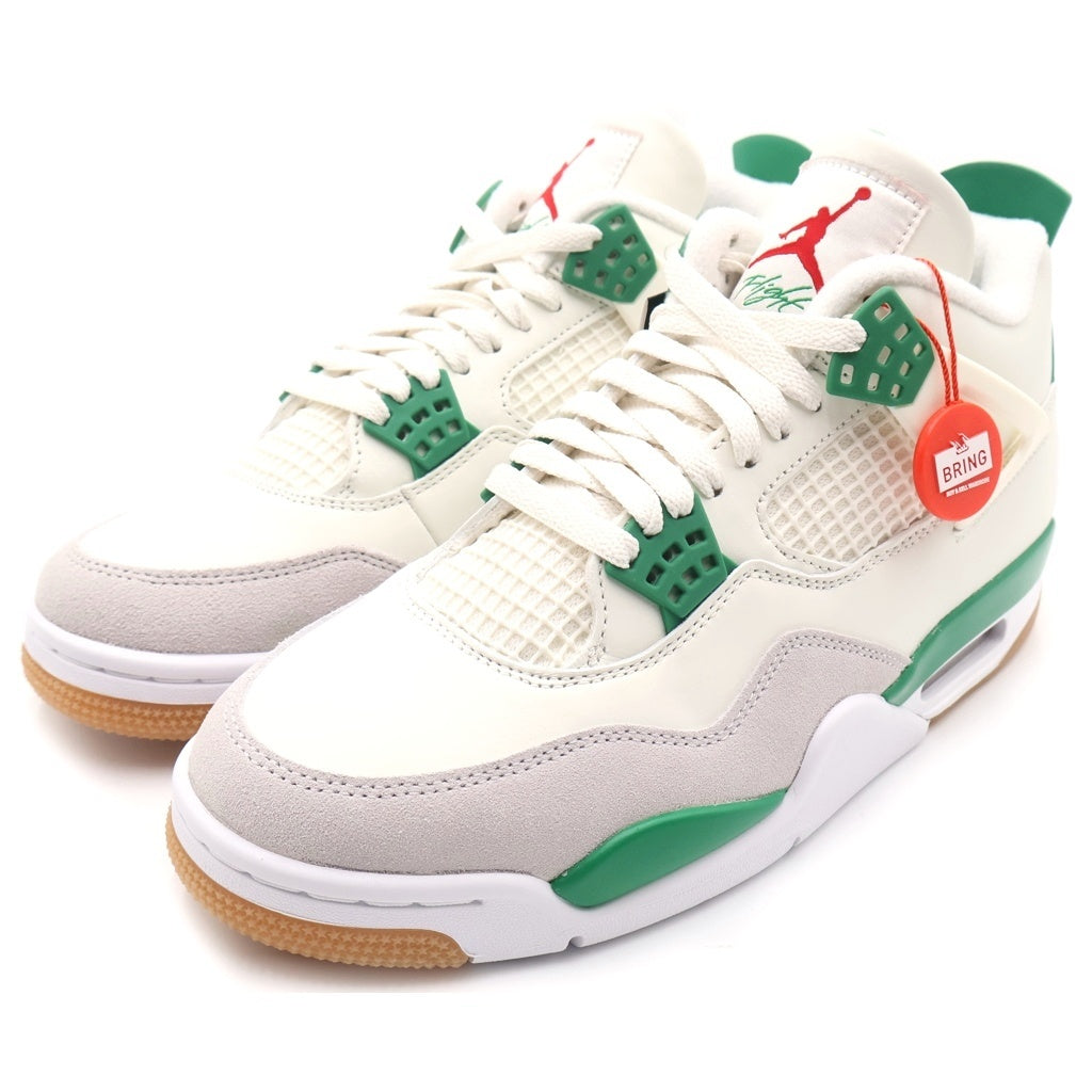 NIKE(ナイキ) AIR JORDAN 4 RETRO SP PINE GREEN エアジョーダン4 レトロ パイングリーン ハイカットスニーカー ホワイト/グリーン US8/26cm DR5415-103