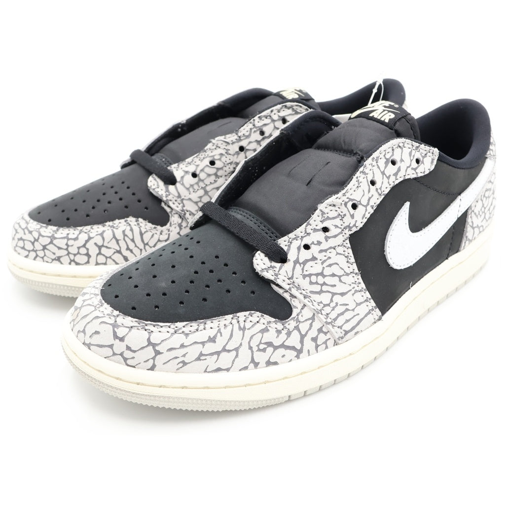 NIKE(ナイキ) AIR JORDAN 1 RETRO LOW OG BLACK CEMENT エアジョーダン1 レトロ ブラックセメント ローカットスニーカー グレー/ブラック US8/26cm CZ0790-001