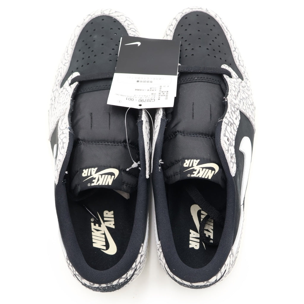 NIKE(ナイキ) AIR JORDAN 1 RETRO LOW OG BLACK CEMENT エアジョーダン1 レトロ ブラックセメント ローカットスニーカー グレー/ブラック US8/26cm CZ0790-001