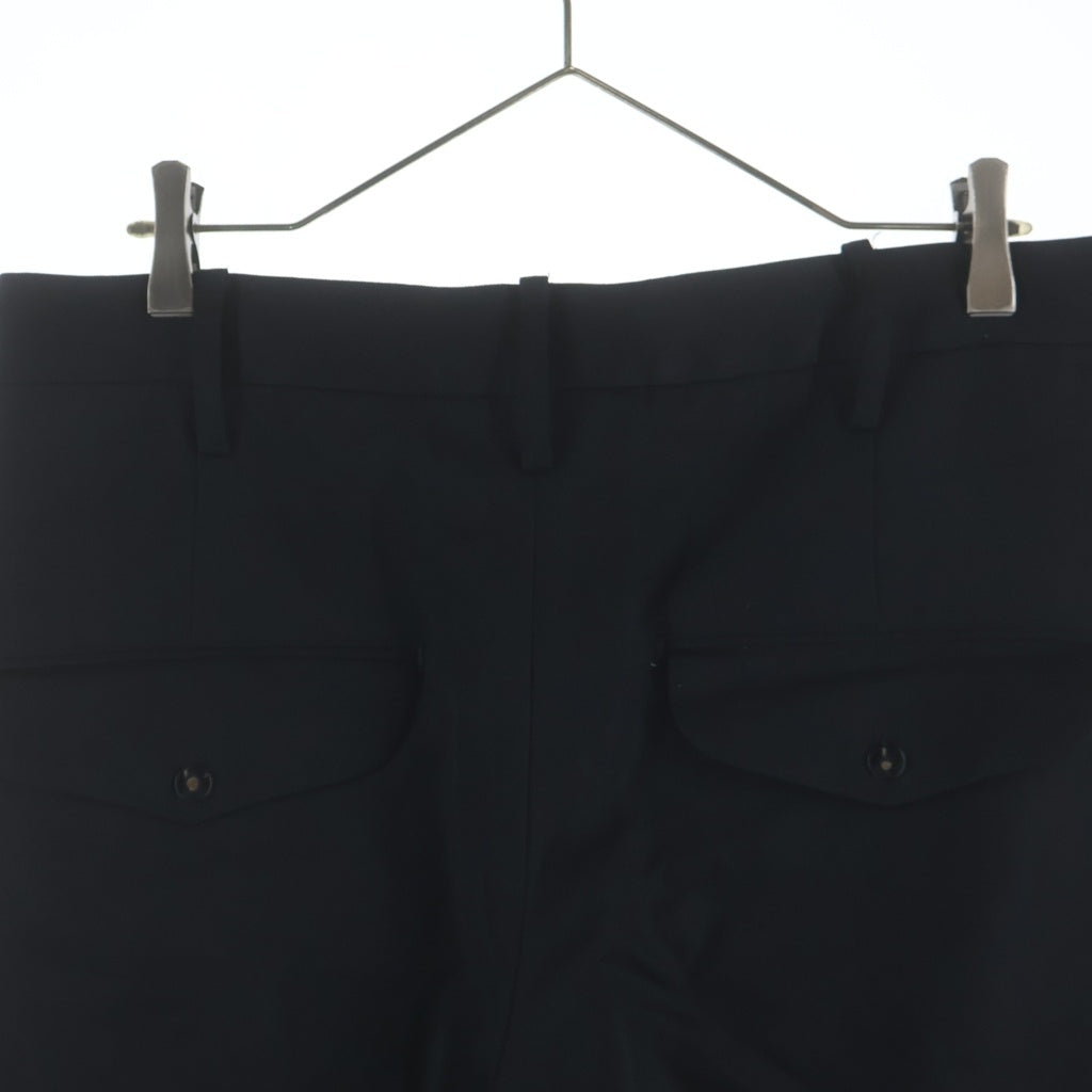 GANRYU(ガンリュウ) 16AW AD2016 ドローストリング ウールサルエルパンツ ブラック ER-P019