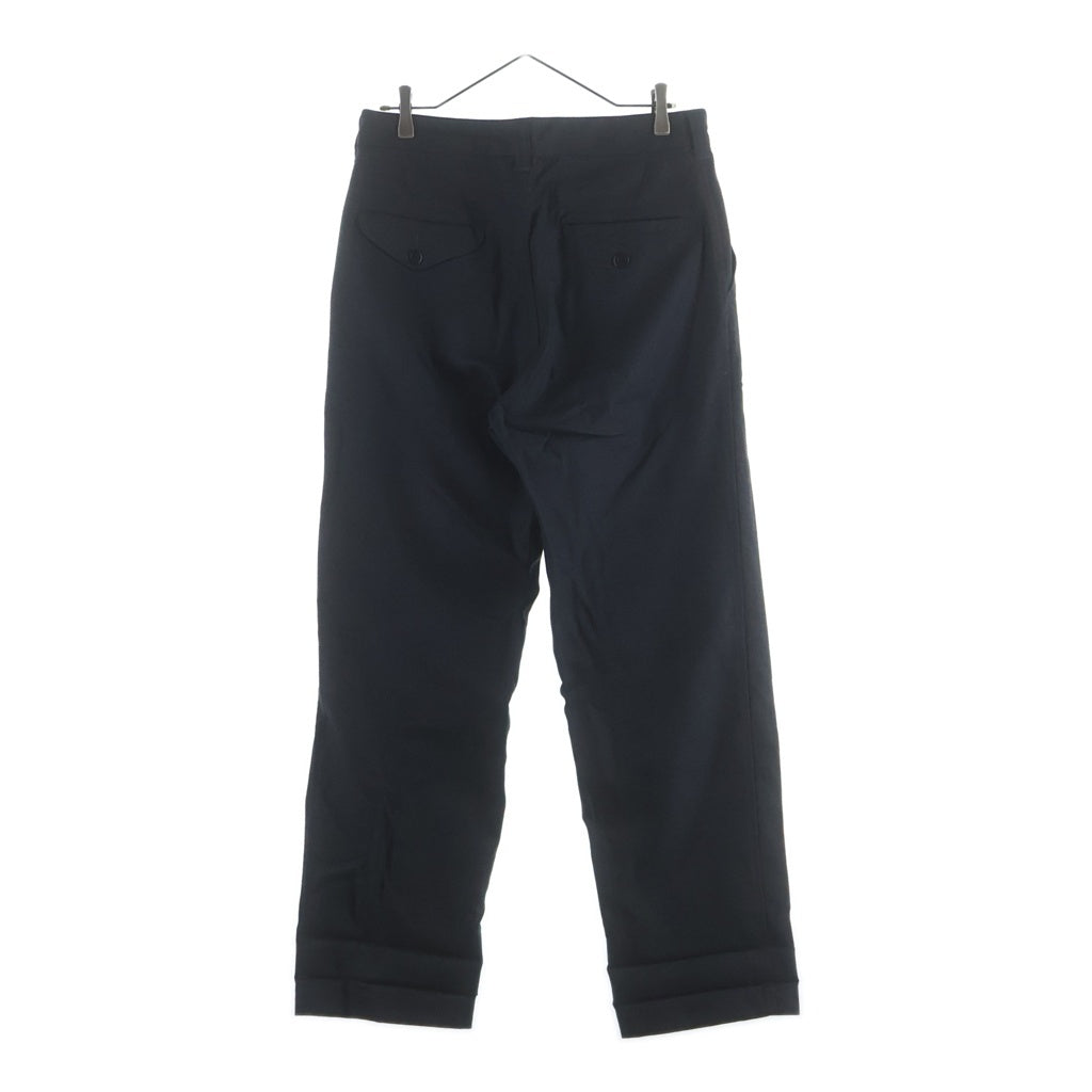 COMME des GARCONS HOMME(コムデギャルソンオム) 12AW AD2012 ジップフライ ストレート ウールスラックスパンツ ダークグレー HJ-P030