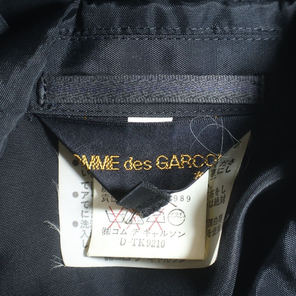 COMME des GARCONS(コムデギャルソン) 90S ARCHIVE アーカイブ ギャザーデザイン オープンカラー 長袖シャツ ブラック レディース GJ-11077M