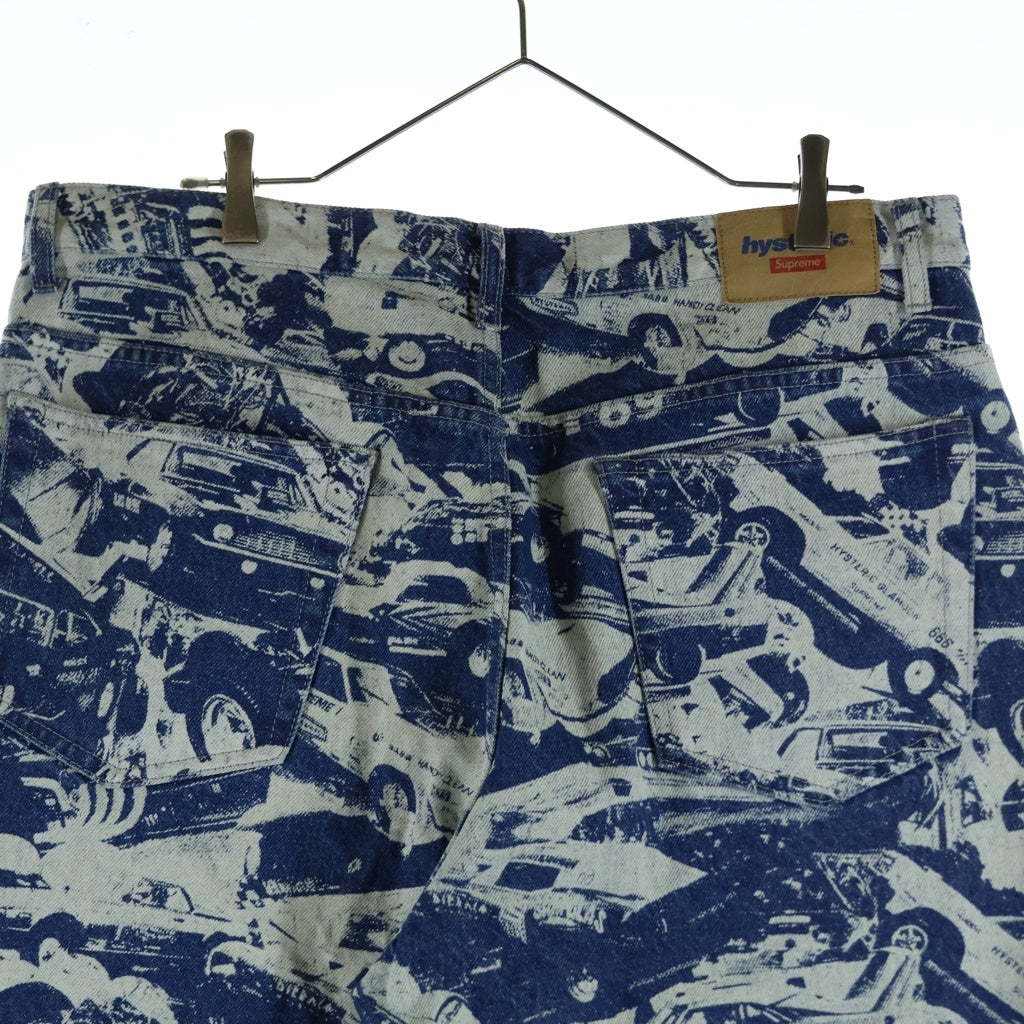SUPREME(シュプリーム) 24AW ×HYSTERIC GLAMOUR Cars Baggy Jean ヒステリックグラマー カーズバギーデニムパンツ ジーンズ インディゴ