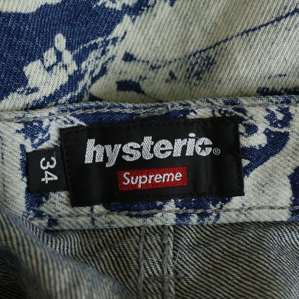 SUPREME(シュプリーム) 24AW ×HYSTERIC GLAMOUR Cars Baggy Jean ヒステリックグラマー カーズバギーデニムパンツ ジーンズ インディゴ