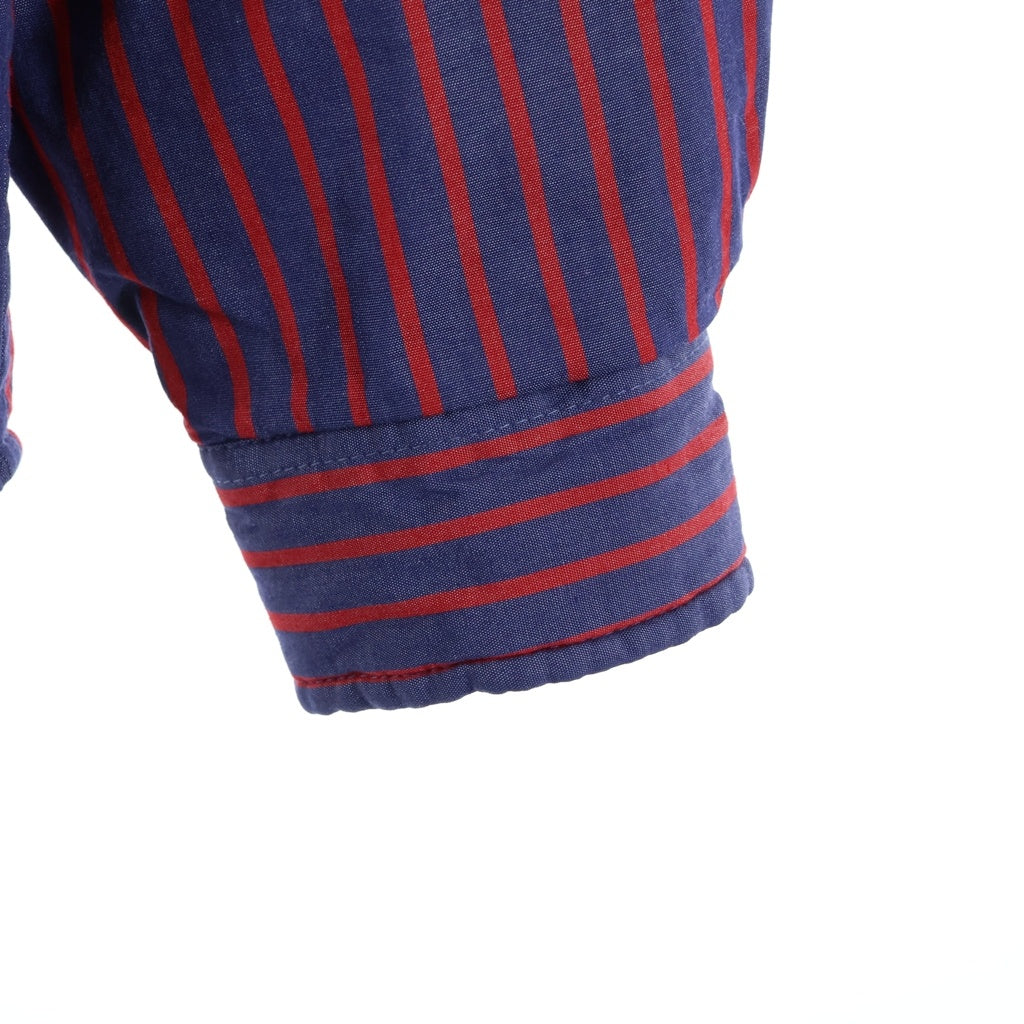 SUPREME(シュプリーム) 24SS ×MM6 Maison Margiela Padded Shirt メゾンマルジェラ ストライプ パデッドシャツ ジャケット ネイビー/レッド