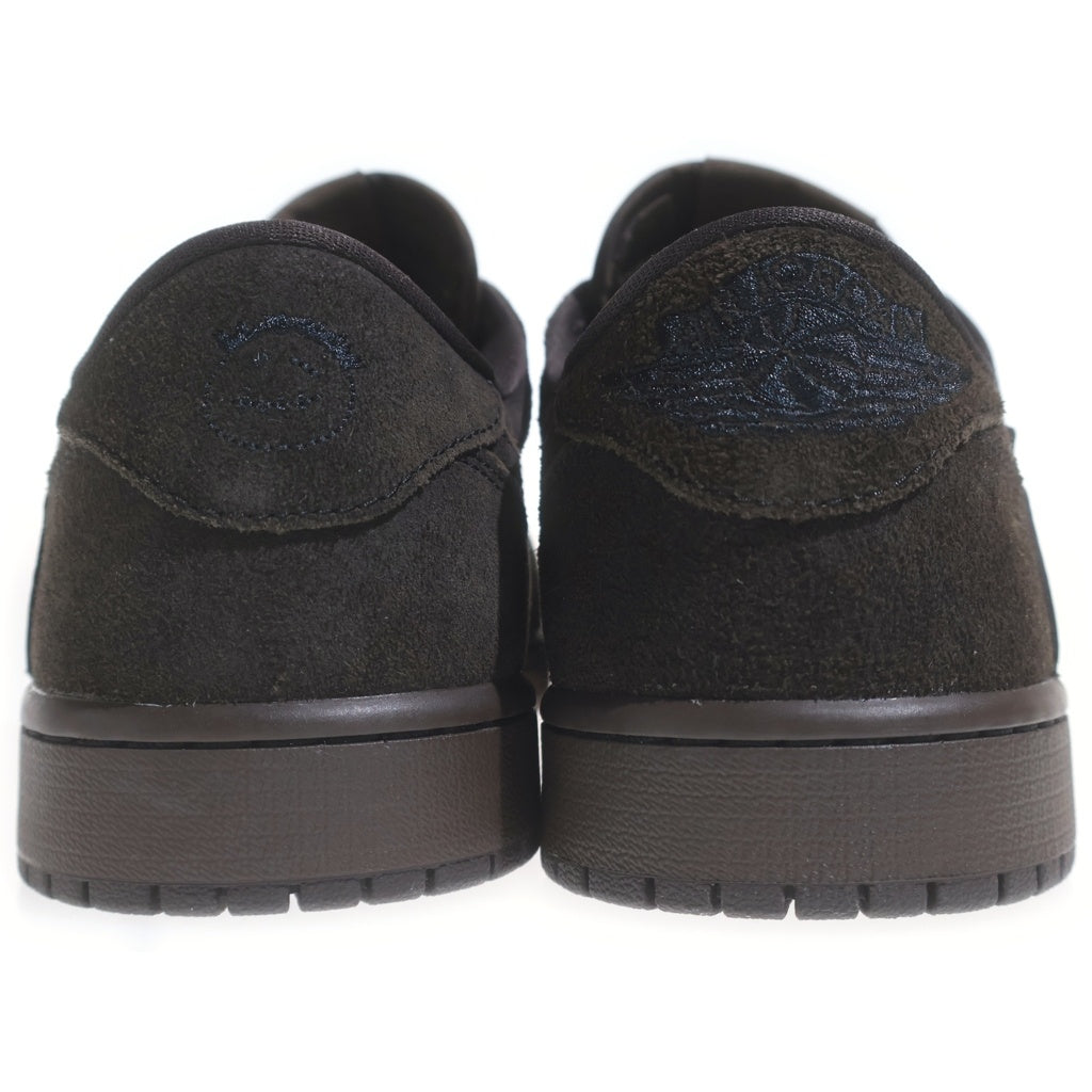 NIKE(ナイキ) ×TRAVIS SCOTT AIR JORDAN 1 LOW OG SP VELVET BROWN トラヴィススコット エアジョーダン 1 ベルベットブラウン ローカットスニーカー US10/28cm DM7866-202
