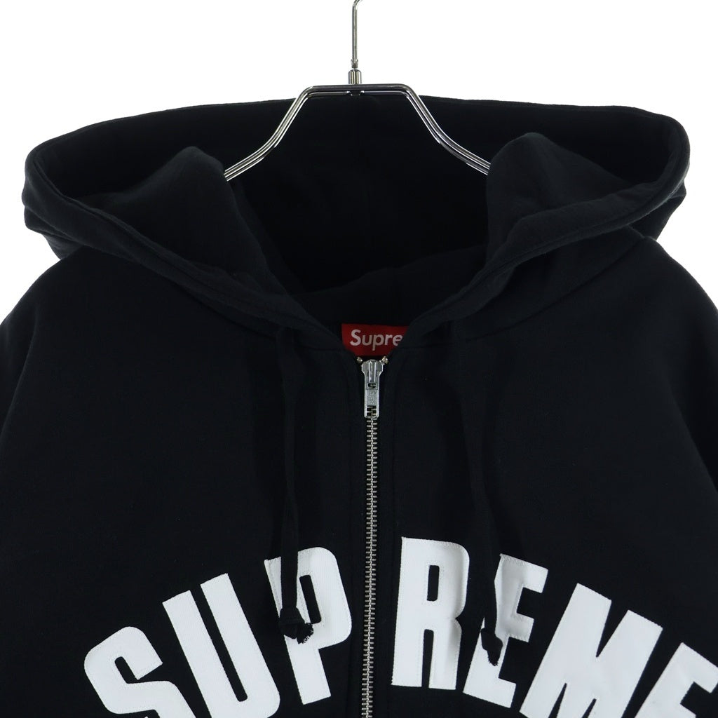 SUPREME(シュプリーム) 24AW Arc Thermal Lined Zip Up Hooded Sweat アーク サーマル ラインド ジップ アップ フーデッド スウェットシャツ パーカー ブラック