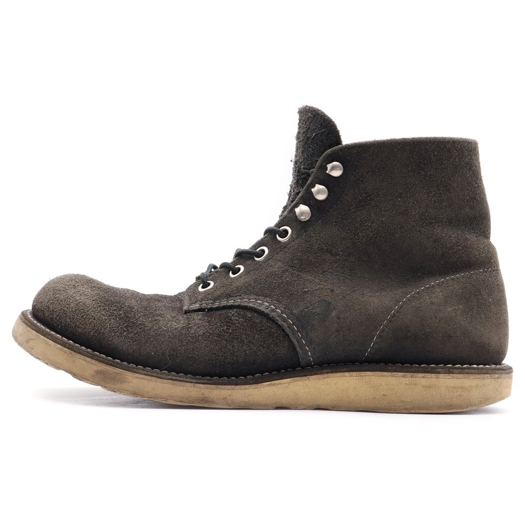 RED WING(レッド ウイング) 8174 6INCH CLASSIC ROUND TOE 6インチ クラシック ラウンドトゥ スエードレザー レースアップブーツ ブラック
