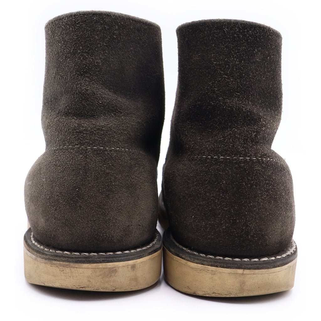 RED WING(レッド ウイング) 8174 6INCH CLASSIC ROUND TOE 6インチ クラシック ラウンドトゥ スエードレザー レースアップブーツ ブラック