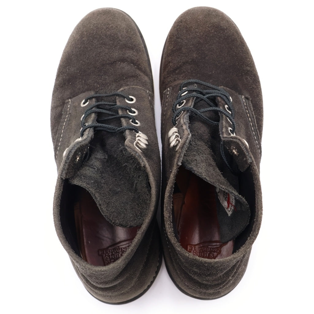 RED WING(レッド ウイング) 8174 6INCH CLASSIC ROUND TOE 6インチ クラシック ラウンドトゥ スエードレザー レースアップブーツ ブラック