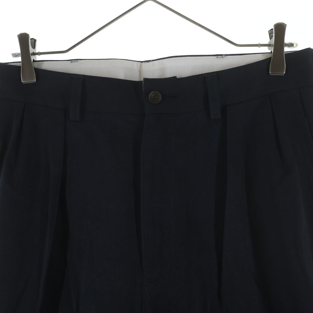 OVY (オヴィー) Cotton 2tuck Washed Chino Pants コットン2タック ウォッシュドチノパンツ ブラック