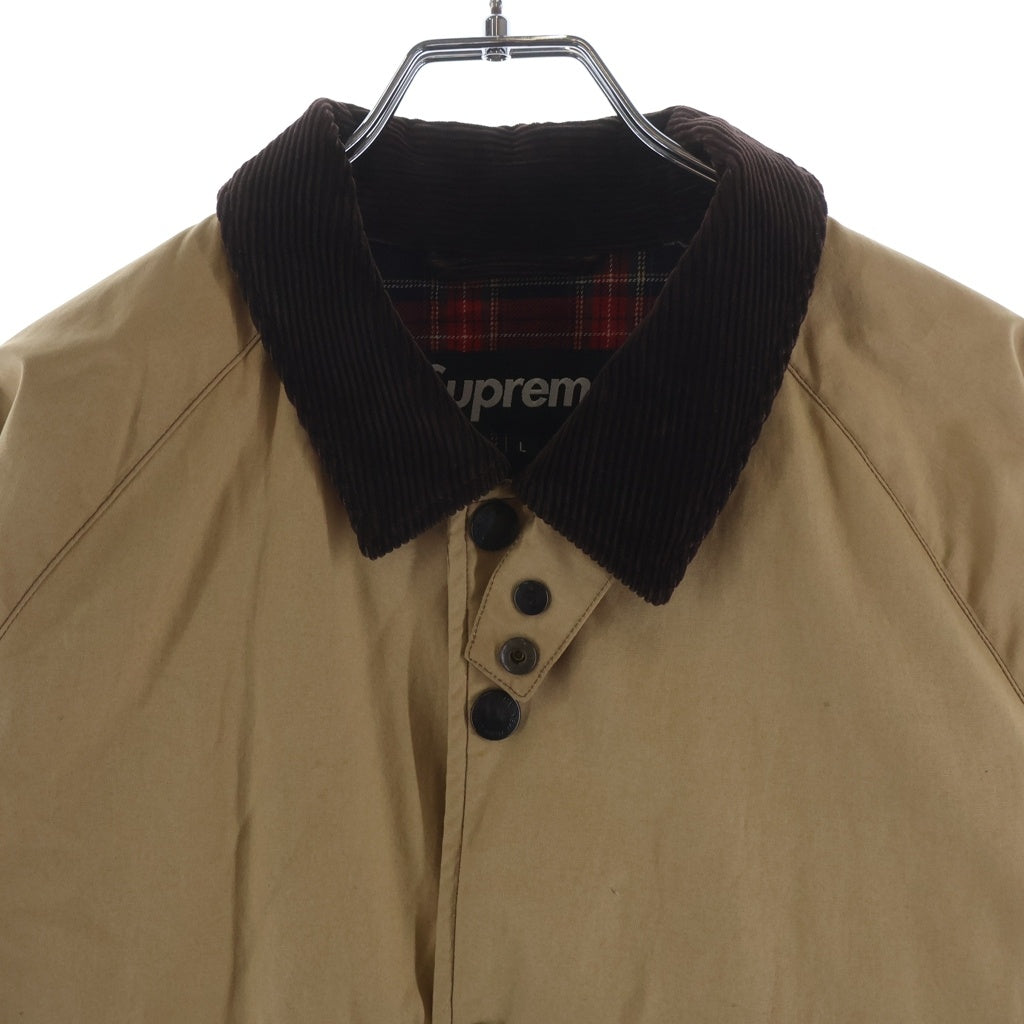 SUPREME(シュプリーム) 09AW ×THE BRITISH MILLERAIN Timberline Jacket ザ ブリティッシュ ミラレーン ティンバーライン オイルド ワークジャケット ベージュ