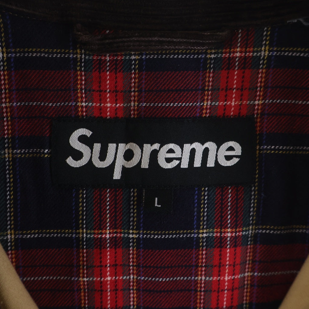 SUPREME(シュプリーム) 09AW ×THE BRITISH MILLERAIN Timberline Jacket ザ ブリティッシュ ミラレーン ティンバーライン オイルド ワークジャケット ベージュ