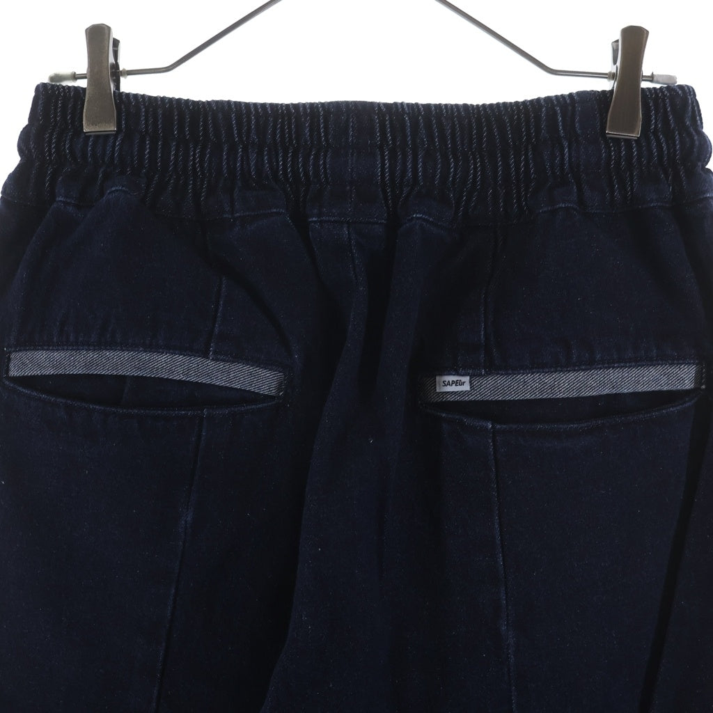 SAPEur(サプール) 21AW DENIM TRACK PANTS デニム イージートラックパンツ インディゴ A0021-177